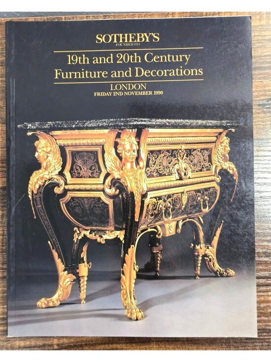 Sotheby's Other - Sothebys 19th & 20th Century Furniture And Decorations Auction Catalog 1990